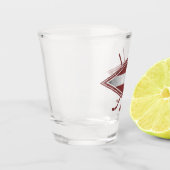 Lets Hockey Flag Logo Letland Shot Glas (Links)