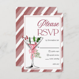 Let's Jingle and Mingle Holiday Party RSVP Informatiekaartje