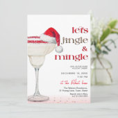Let's jingle & mingle Holiday party Kaart (Staand voorkant)