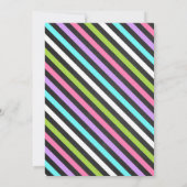 Let's Jump and Play Birthday Invitation Kaart (Achterkant)