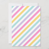 Let's Jump and Play Birthday Party Invitation Kaart (Achterkant)