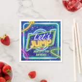 Let's Jump Feest Sprong Neon Trampoline Park  Servet (Insitu)
