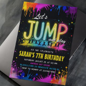 Let's Jump Party beroemd gemaakt door Neon Splash Kaart