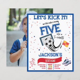 Lets Kick It Rookie Voetbal Budget Foto Verjaardag