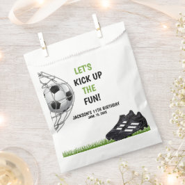 Let's Kick up the fun!, Fun Soccer Birthday Bedankzakje