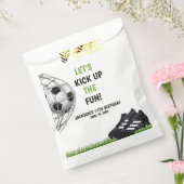 Let's Kick up the fun!, Fun Soccer Birthday Bedankzakje (Gezegeld)