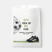 Let's Kick up the fun!, Fun Soccer Birthday Bedankzakje (Voorkant)