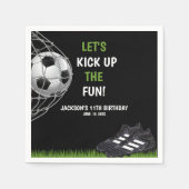 Let's Kick up the fun!, Fun Soccer Birthday Servet (Voorkant)
