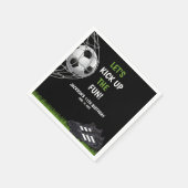 Let's Kick up the fun!, Fun Soccer Birthday Servet (Hoek)