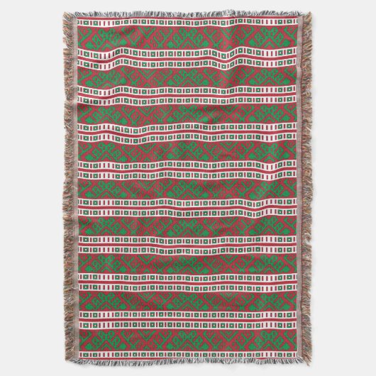 Lets Lets Lets Etnische Folk Deken (Voorkant Verticaal)