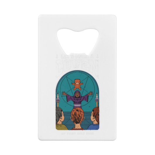 Let's make a coven my first cult book creditkaart flessenopener (Achterkant)