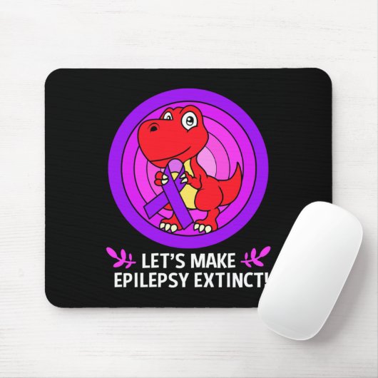 Lets Make Epilepsy Extinct Epilepsy Awareness Kids Muismat (Met muis)