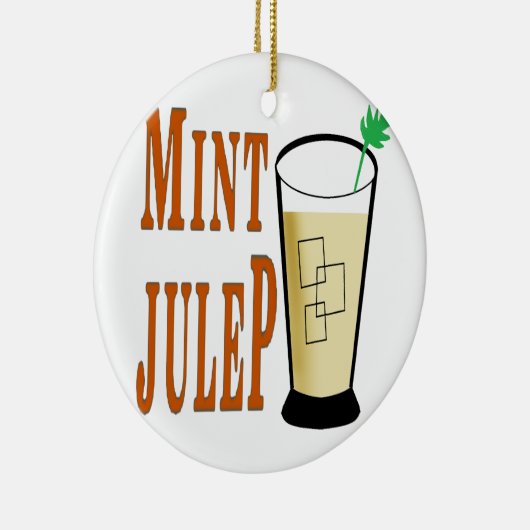 Let's mint julep keramisch ornament (Rechts)