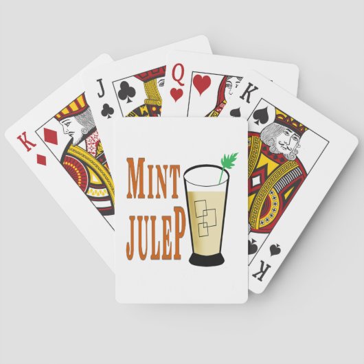 Let's mint julep pokerkaarten (Achterkant)