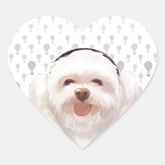 Let's Music Hart Sticker (Voorkant)