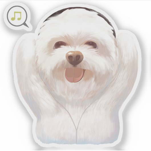 Let's Music Sticker (Voorkant)