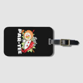 Lets Par T-shirt Golfpun - Golffeest Bagagelabel (Voorkant (horizontaal))