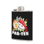 Lets Par T-shirt Golfpun - Golffeest Heupfles (Links)