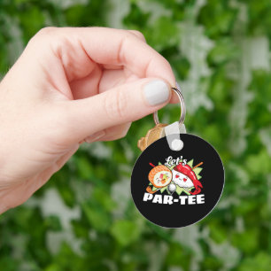 Lets Par T-shirt Golfpun - Golffeest Sleutelhanger