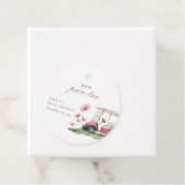 Let's Par-tee Golf Baby Shower Bedankjes Labels (In situ)