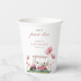 Let's Par-tee Golf Baby Shower Papieren Bekers