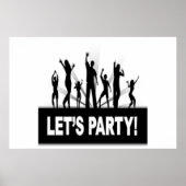 "LET'S PARTY"-DANCERS POSTER (Voorkant)
