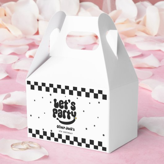 Let's Party Happy Dude Birthday Bedankdoosjes (Huwelijk)