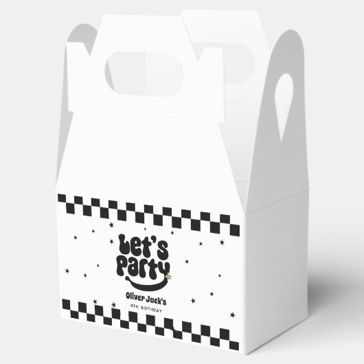 Let's Party Happy Dude Birthday Bedankdoosjes (Geopend)