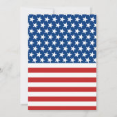 Lets Party Like It's 1776 Funny 4th July Party Kaart (Achterkant)