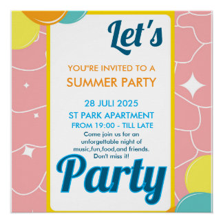 let's party perfect poster