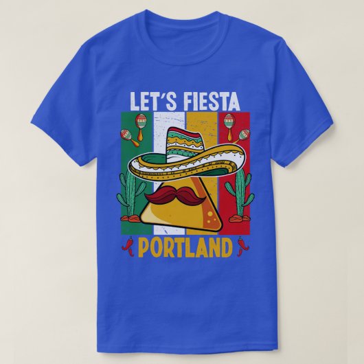  Lets Party Portland Oregon T-shirt (Design voorkant)