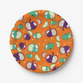 🍏 Let's Party Started - Apple in het sinaasappel Papieren Bordje (Voorkant)