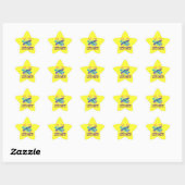 Lets Party Ster Sticker (Vel)