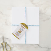 Let's Party Till the Cows Come Home 2nd Birthday Cadeaulabel (Met Touw)