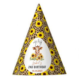 Let's Party Till the Cows Come Home 2nd Birthday Feesthoedjes