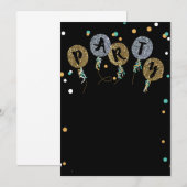 ***LET'S PARTY*** UITNODIGING (Voorkant / Achterkant)