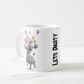 Lets Party, Zebra Koffiemok (Voorkant links)