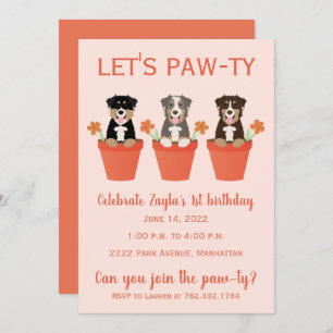 Lets Pawty Australian Shepherd Dogs Kaart