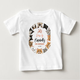 Let's Pawty Cat 5th Birthday | Custom Birthday Kid