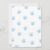 Lets Pawty Puppy Pawty Verjaardag Hond Kaart (Achterkant)