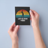 let's per tee flyer (Hand)
