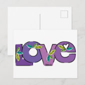 Let's Plant Love in The World Feestdagenkaart (Voorkant / Achterkant)