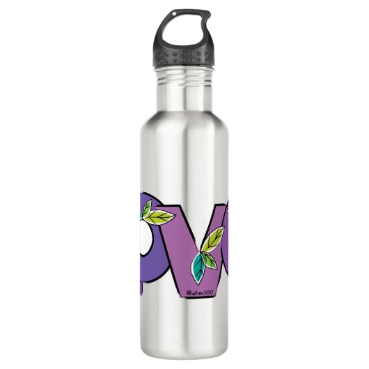 Let's Plant Love in The World Waterfles (Voorkant)