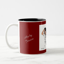 Let's Play Ball mug Tweekleurige Koffiemok