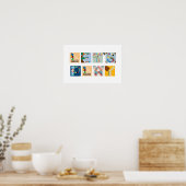 "Let's Play" Bordspel Alfabet Poster (Keuken)