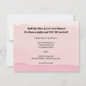 Let's Play Bunco Pink Modern Kaart (Achterkant)