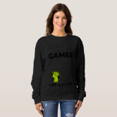Let's Play Games Cool Hard Player Gamer Illustrati Trui (Voorkant volledig)