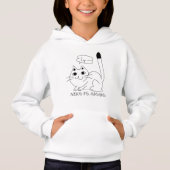Let's play with cats hoodie (Voorkant)