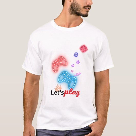 Let's playT-Shirt T-shirt (Voorkant)