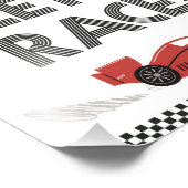 Let's Racen Feestbord Foto Afdruk (Hoek)